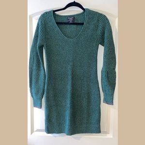 Abercrombie Hunter Green Bodycon Sweater Dress